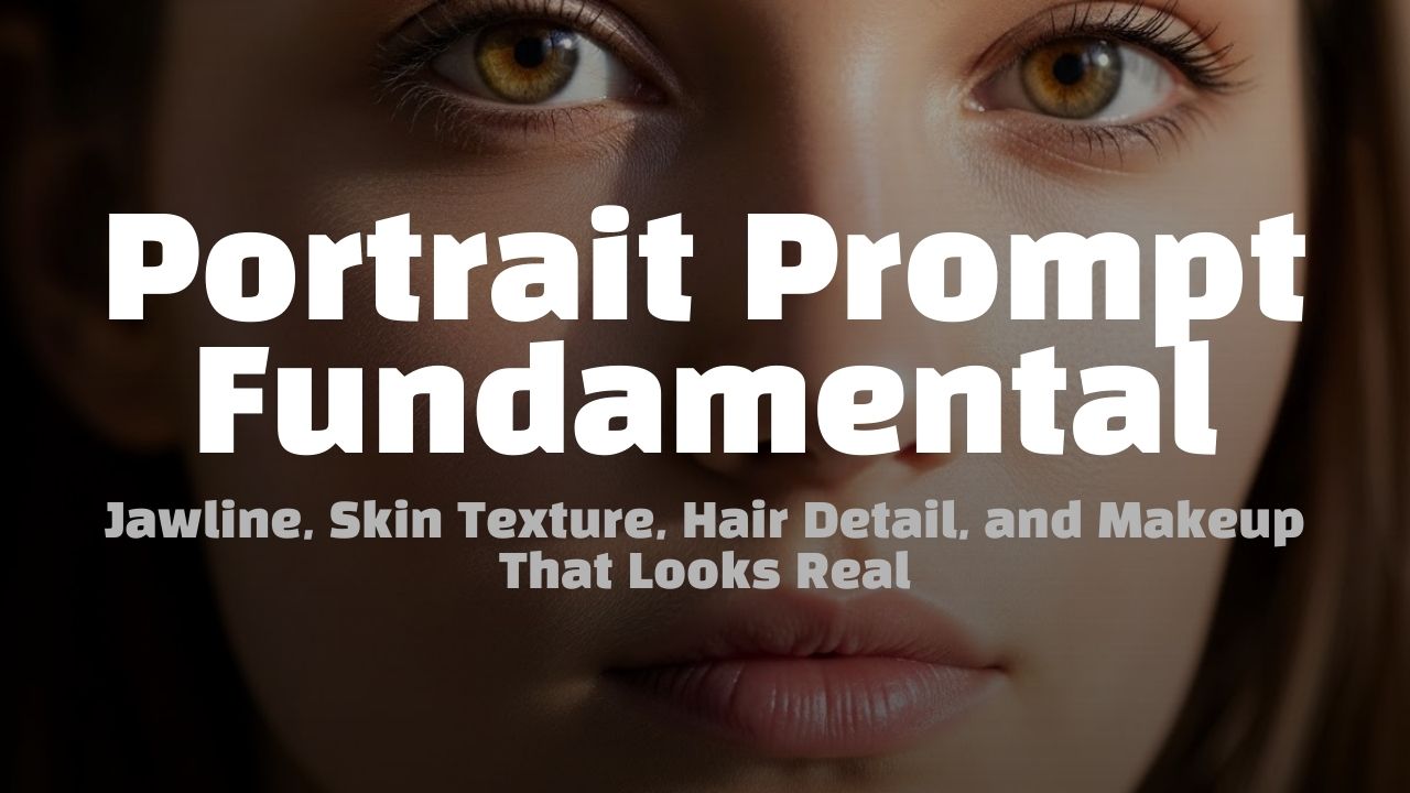Facial Structure Prompts: Jawline, Skin Texture, Hair Detail, and Makeup That Looks Real