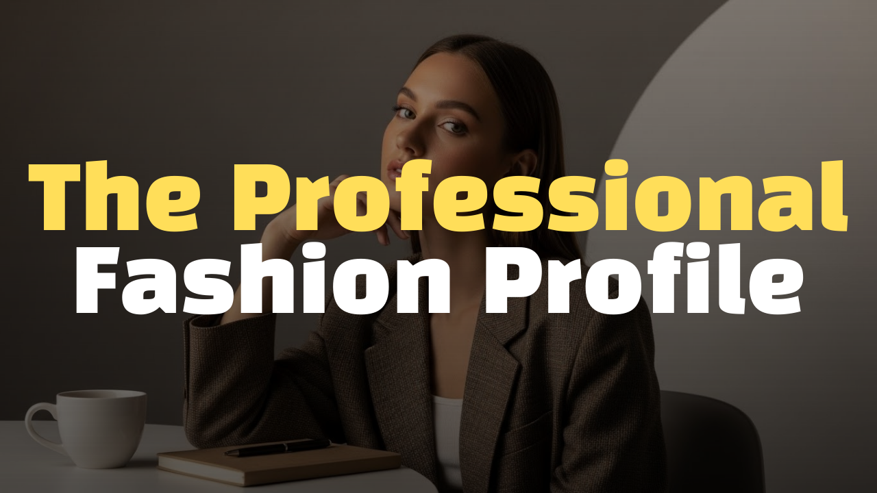 The Professional Fashion Profile: Mastering High-End Poses & Cinematic Textures