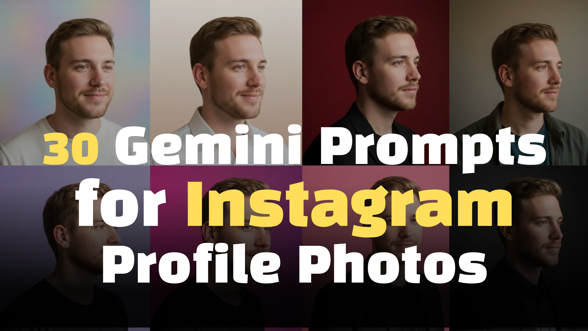 20+ Gemini Prompts for Instagram Profile Photos